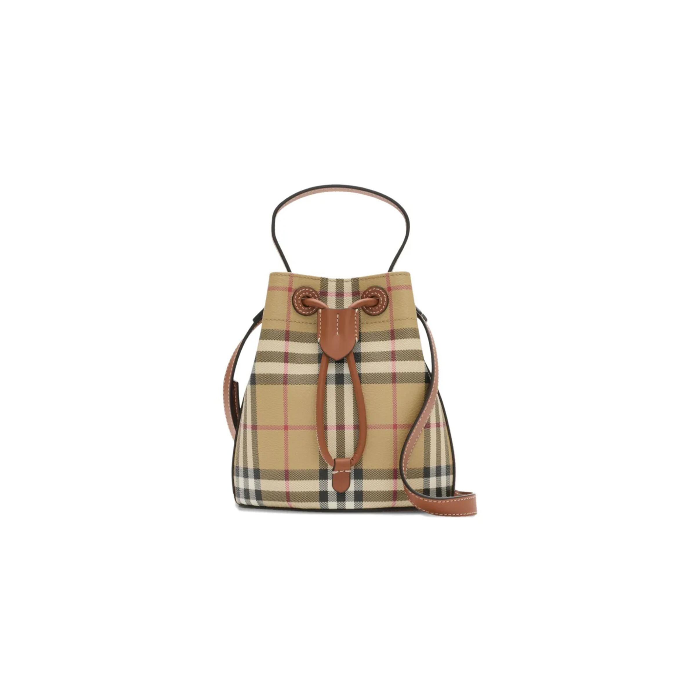 BURBERRY TB MINI BUCKET BAG  (18.5*16.5*11cm)